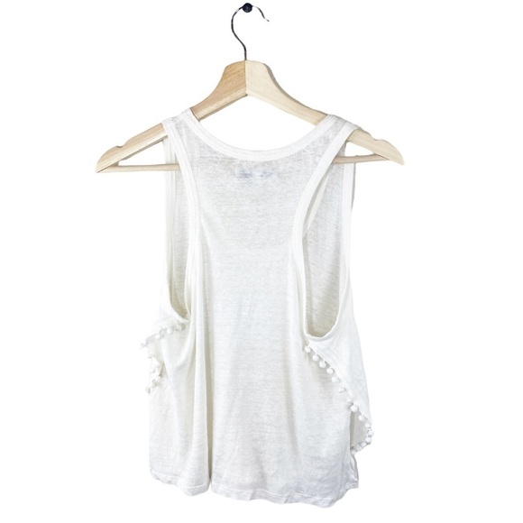 Derek Lam 10 Crosby Pom Pom Linen Tank - Picture 4 of 6